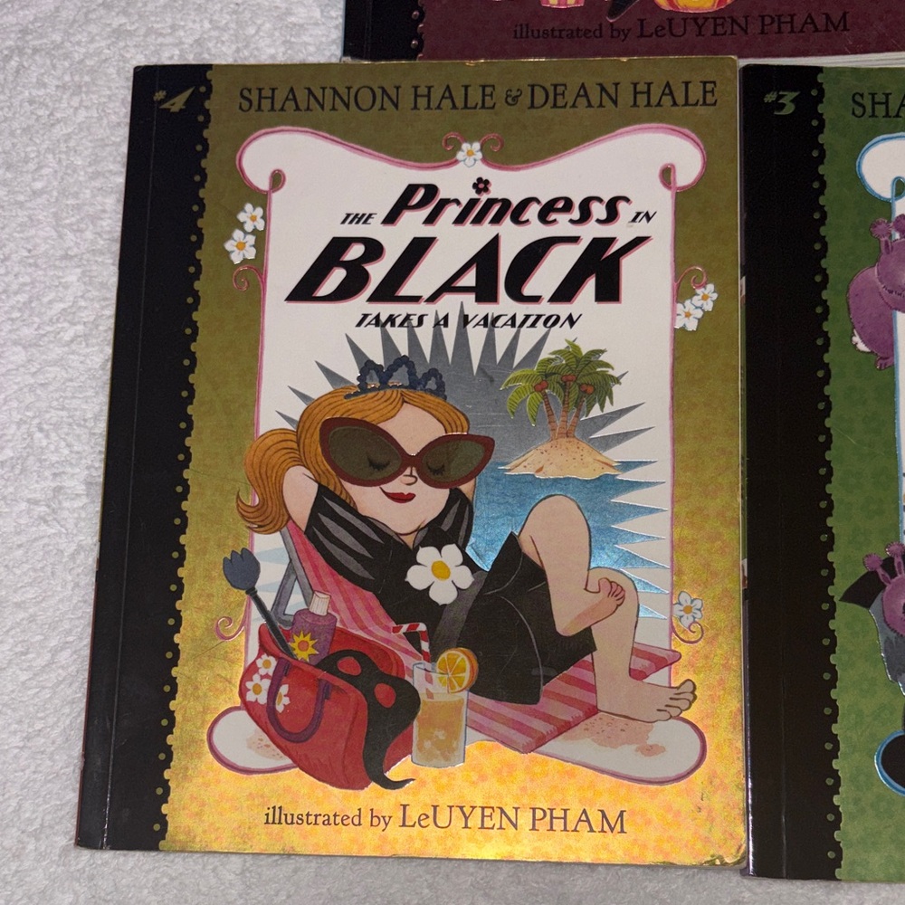 Princess in Black Book Set - 1-4 and 9 chapter books - Picture 4 of 10